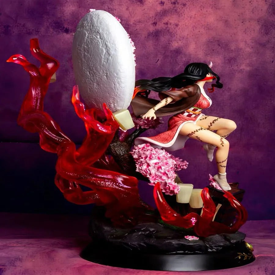Nezuko Demon Moonlight Statue | 42cm LED Light-Up Action Figure