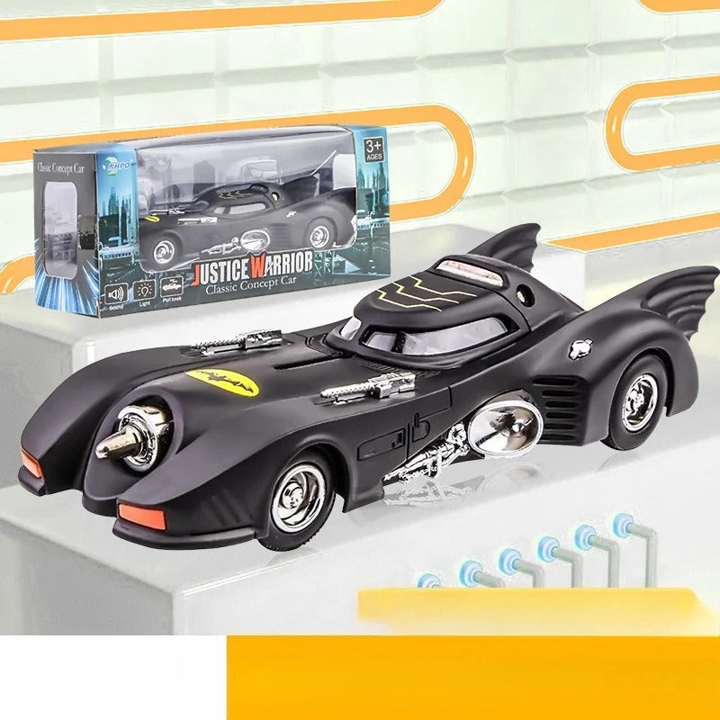 Batmobile Diecast Model Car | 1:38 Scale Alloy Toy with Lights & Sound – Classic Movie Edition