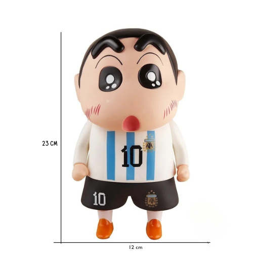 Shinchan x Messi Action Figure