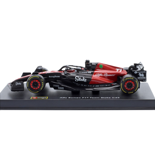 Alfa Romeo F1 Team Stake C43 #77 Valtteri Bottas 2023 Diecast Model by Bburago