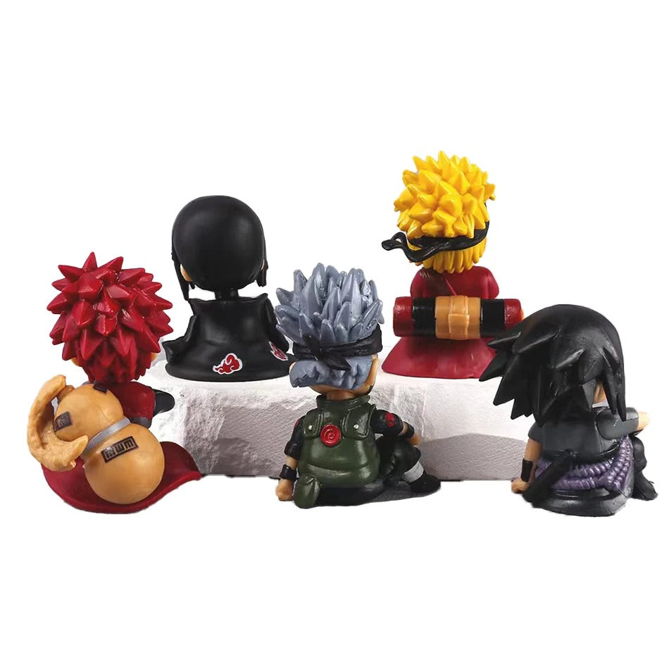 Naruto Mini Ninjas Chibi Action Figure (Set of 5)