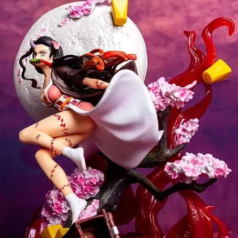Nezuko Demon Moonlight Statue | 42cm LED Light-Up Action Figure