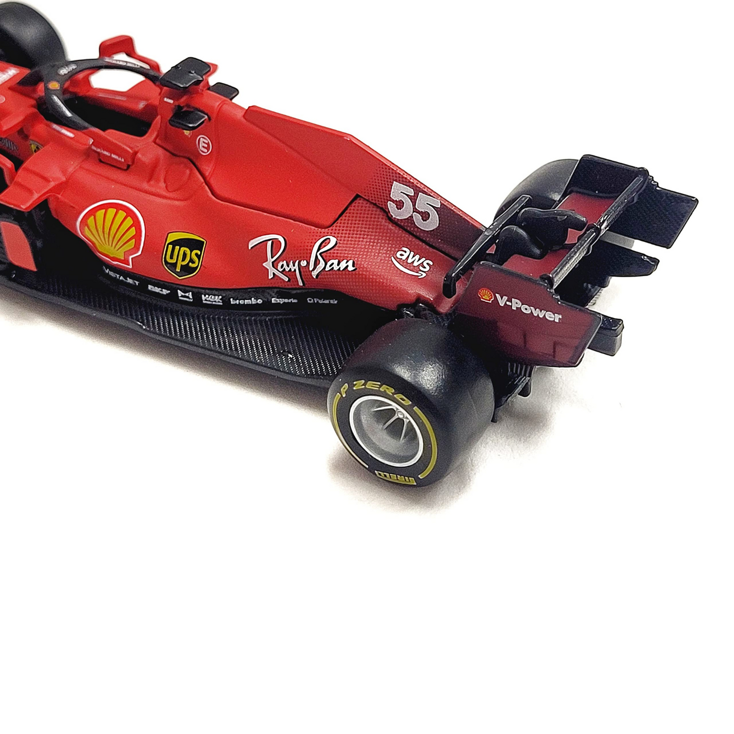Ferrari SF21 #55 Carlos Sainz 2021 Diecast Model Car
