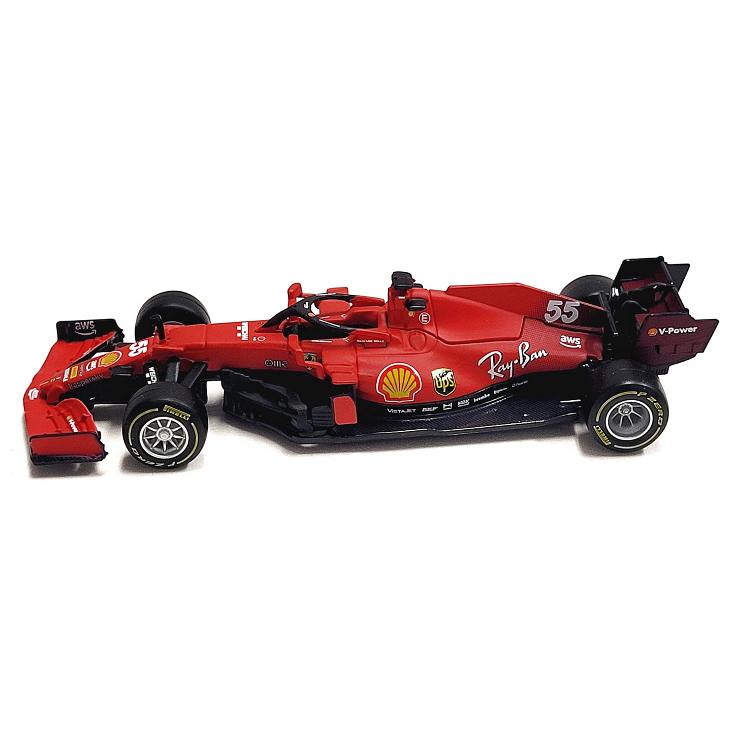 Ferrari SF21 #55 Carlos Sainz 2021 Diecast Model Car