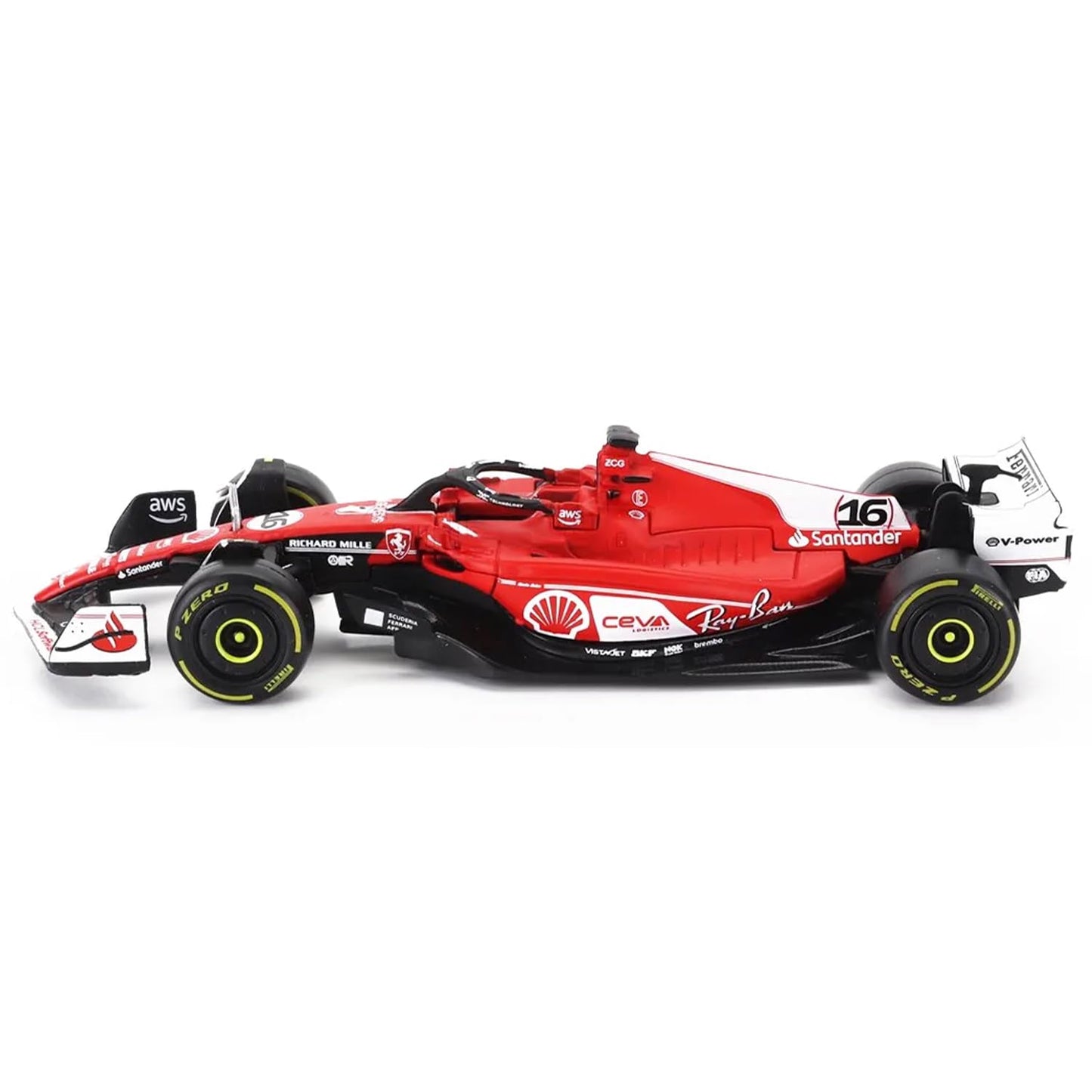 Ferrari F1-75 #16 Charles Leclerc 2023 Diecast Model Car