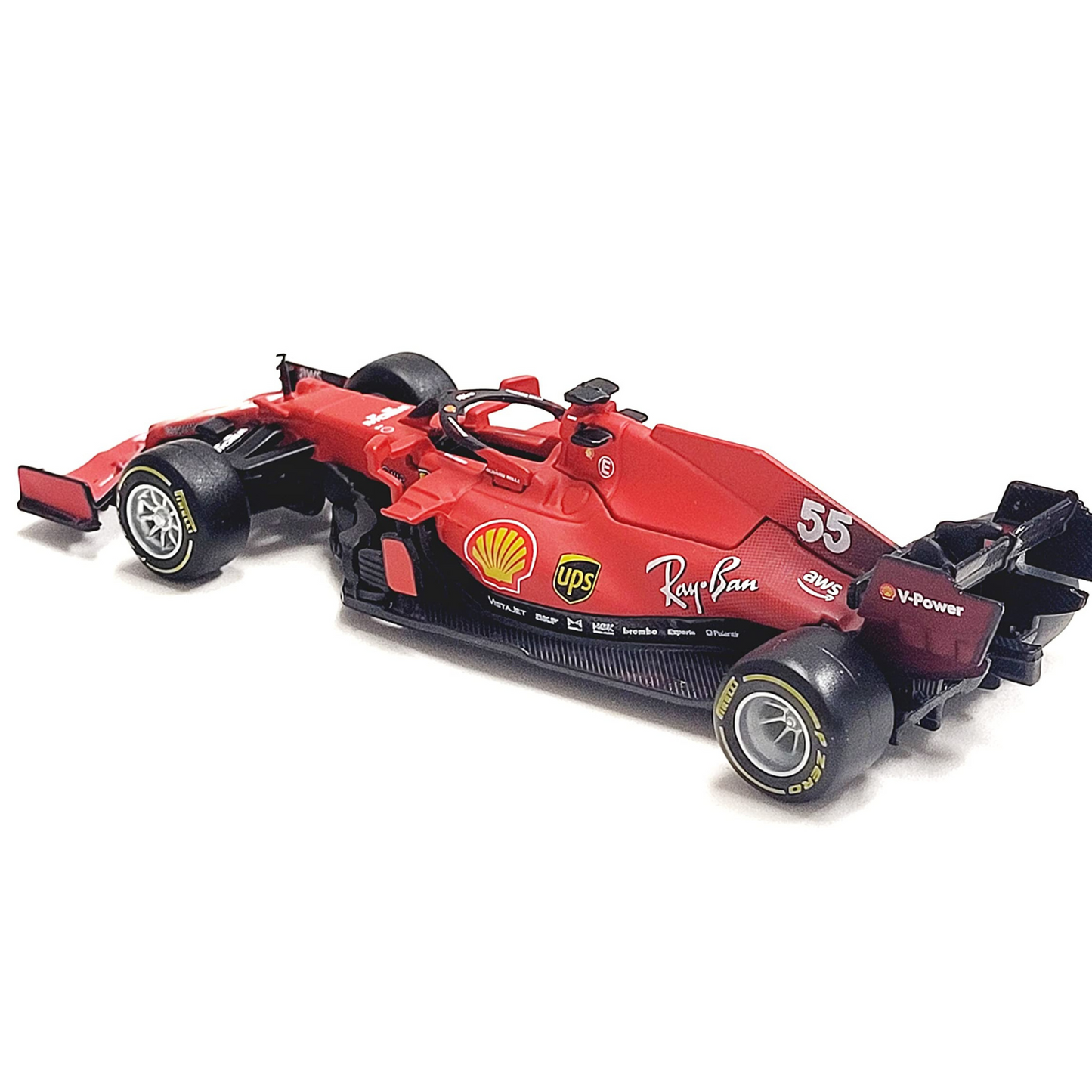 Ferrari SF21 #55 Carlos Sainz 2021 Diecast Model Car