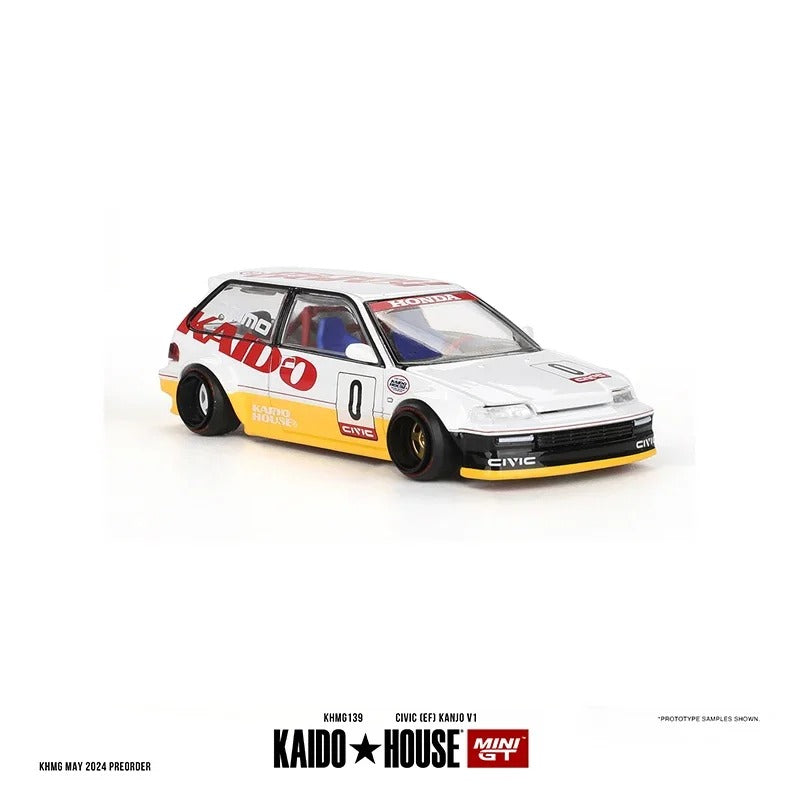 Kaido House x Mini GT Honda Civic (EF) Kanjo V1 | 1:64 Scale Diecast Model Car
