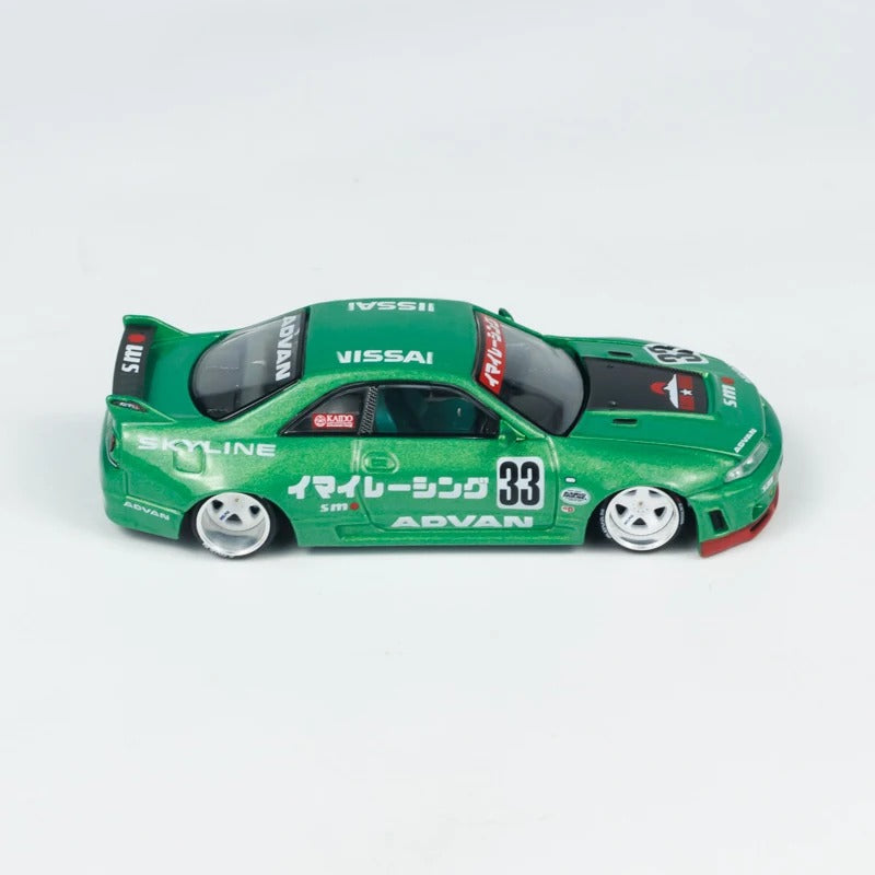 Kaido House x Mini GT Nissan Skyline GT-R R33 | 1:64 Scale Imaii Racing V1 Diecast Model