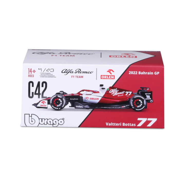 Alfa Romeo F1 Team Orlen C42 #77 Valtteri Bottas 2022 Diecast Model Car