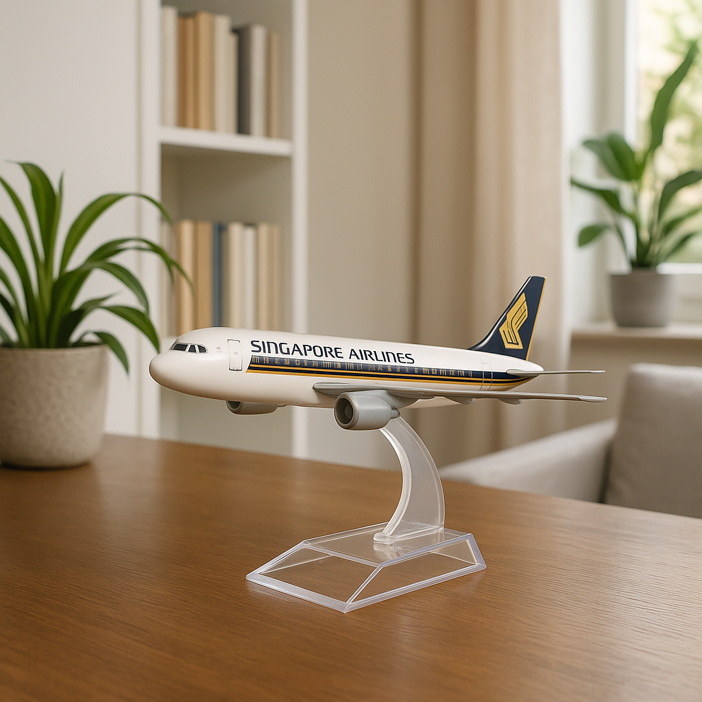 Singapore Airlines A320 1:400 Scale Diecast Metal Model – 16cm Premium Collectible Airplane ✈️