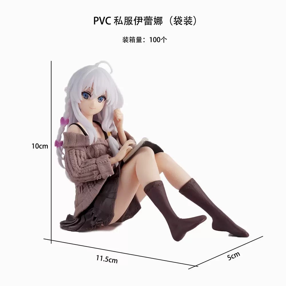 Wandering Witch Elaina Figure | Cozy Sweater Version Anime Collectible
