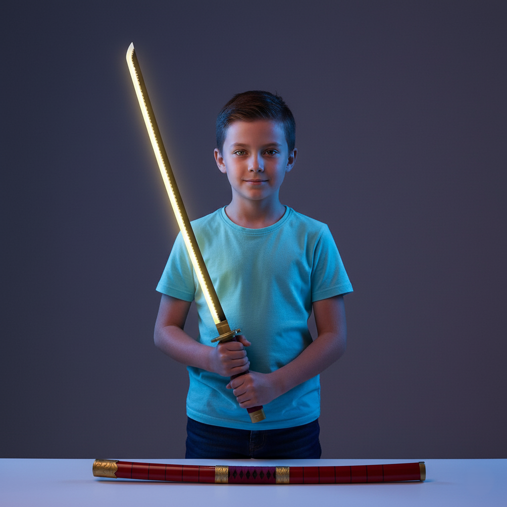 Roronoa Zoro Sandai Kitetsu Led Wooden Katana 104cm | One Piece