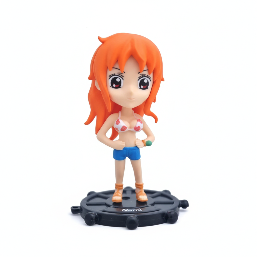 One Piece Chibi Action Figure Set (6 Pcs)