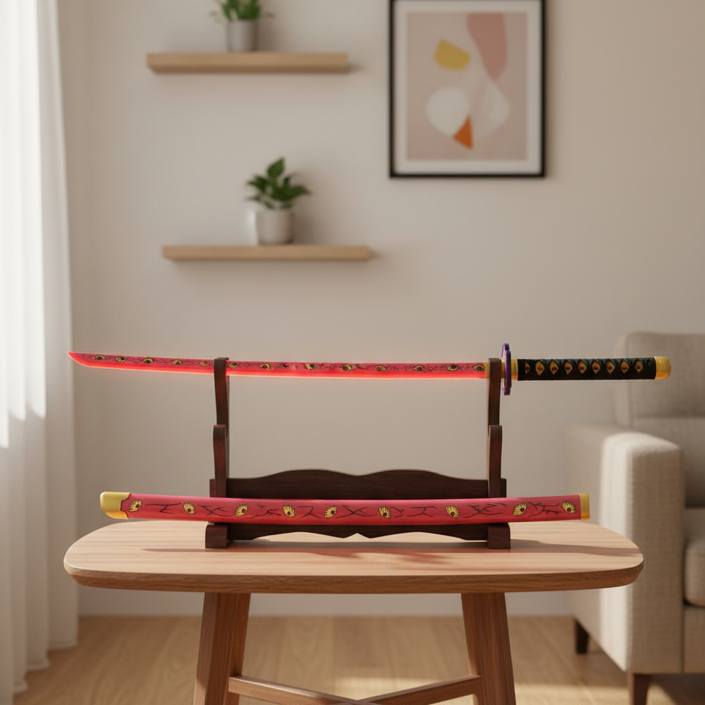 Kokushibo Led Wooden Katana 104 Cm | Demon Slayer