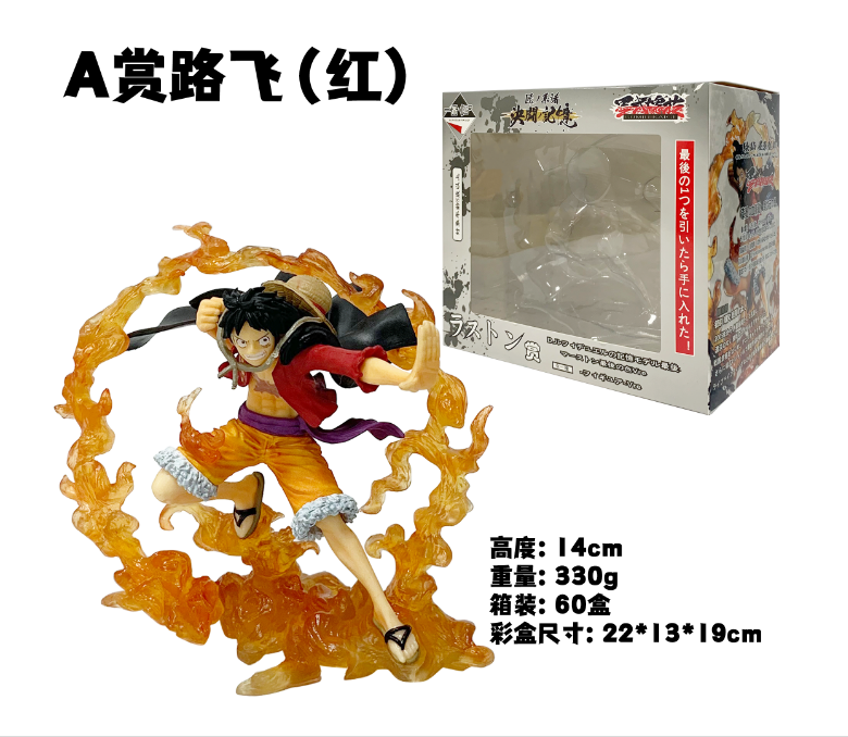 Monkey D. Luffy Red Hawk Action Figure | 14 cm One Piece Collectible