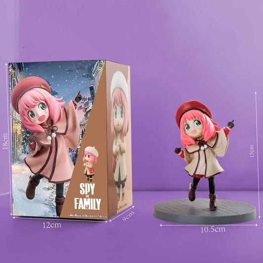 Anya Forger Winter Outfit Collectible Figure | 14 cm Spy x Family Action Figurine