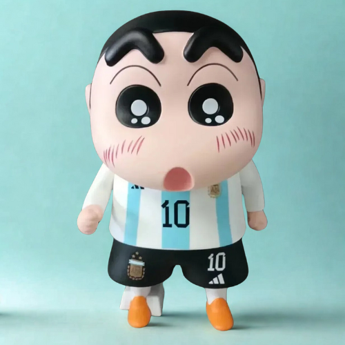 Shinchan x Messi Action Figure