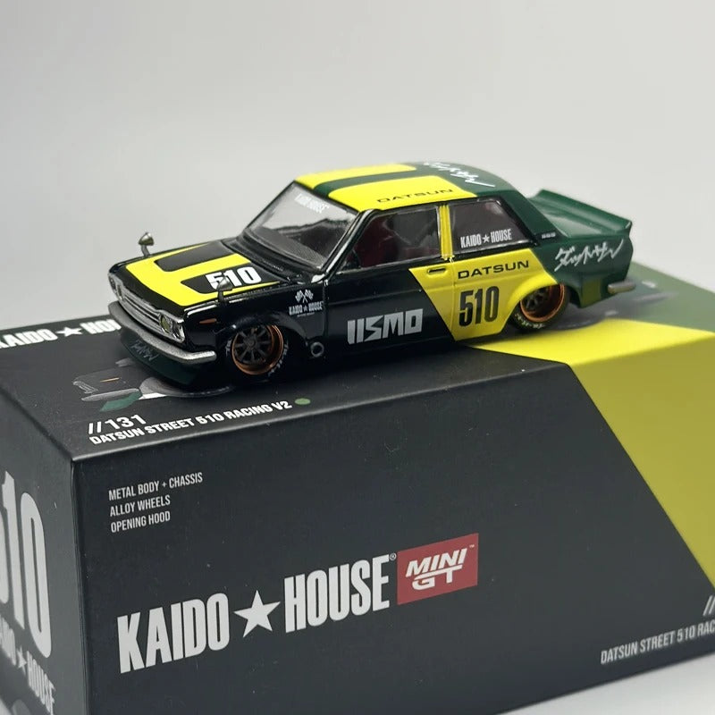 Kaido House x Mini GT Datsun Street 510 Racing V2 | 1:64 Scale Diecast Car