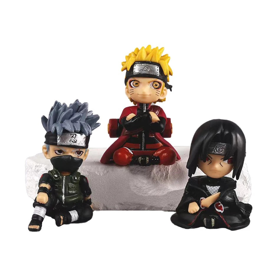 Naruto Mini Ninjas Chibi Action Figure (Set of 5)