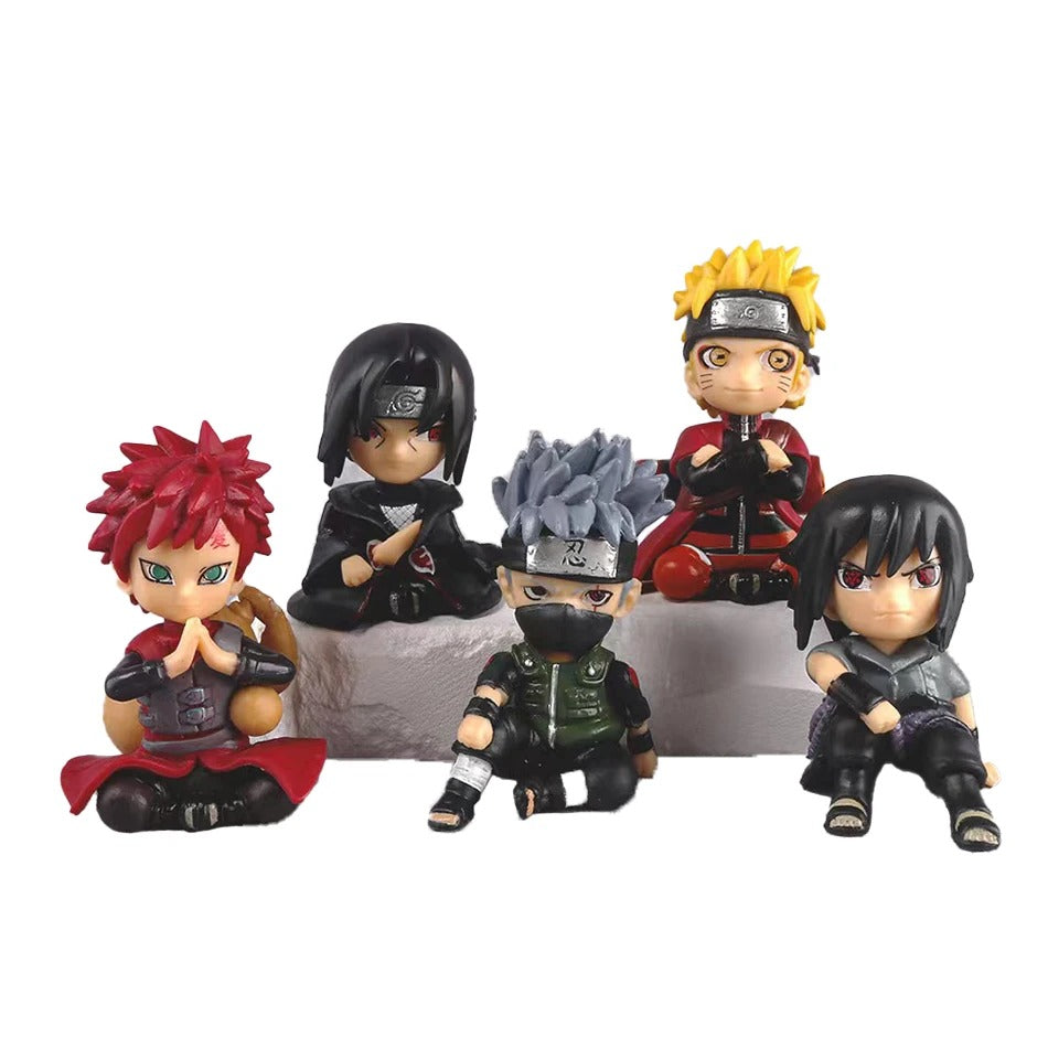 Naruto Mini Ninjas Chibi Action Figure (Set of 5)