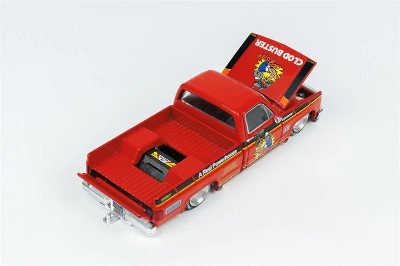 Kaido House x Mini GT Tamiya Clod Buster | 1:64 Scale Diecast Silverado Custom Truck