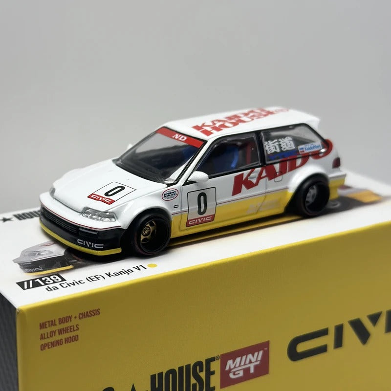 Kaido House x Mini GT Honda Civic (EF) Kanjo V1 | 1:64 Scale Diecast Model Car