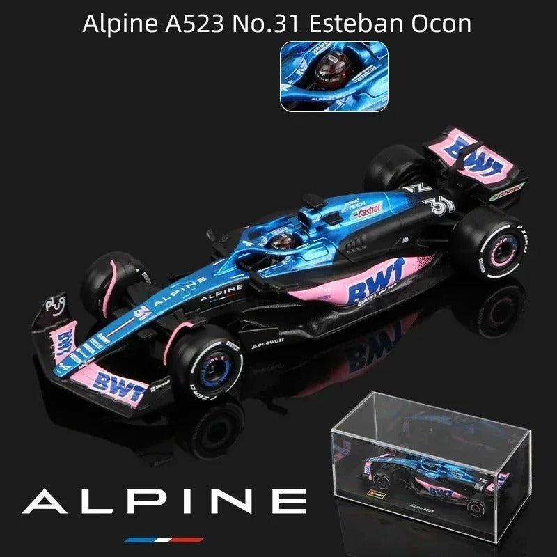 Alpine A523 #10 Pierre Gasly 2023 1:43 Diecast Model Car by Bburago