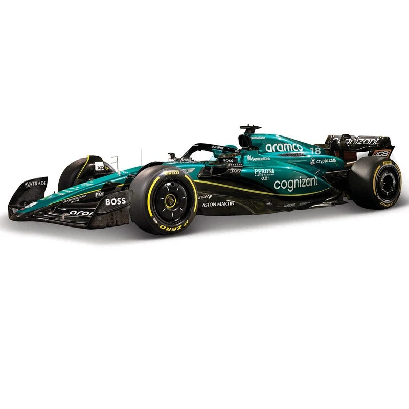 Aston Martin AMR23 #14 Fernando Alonso 2023 1:43 Diecast Model by Bburago