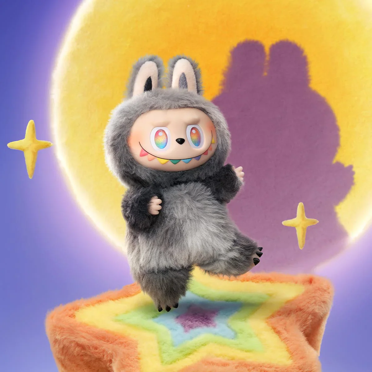 Labubu Doll Have A Seat Series Blind Box Vinyl Plush Pendant - The Monsters Collectible Keychain, Random Figure (Sisi, Hehe, Baba, Dada, Ququ, Zizi, or Secret Banana Duoduo)