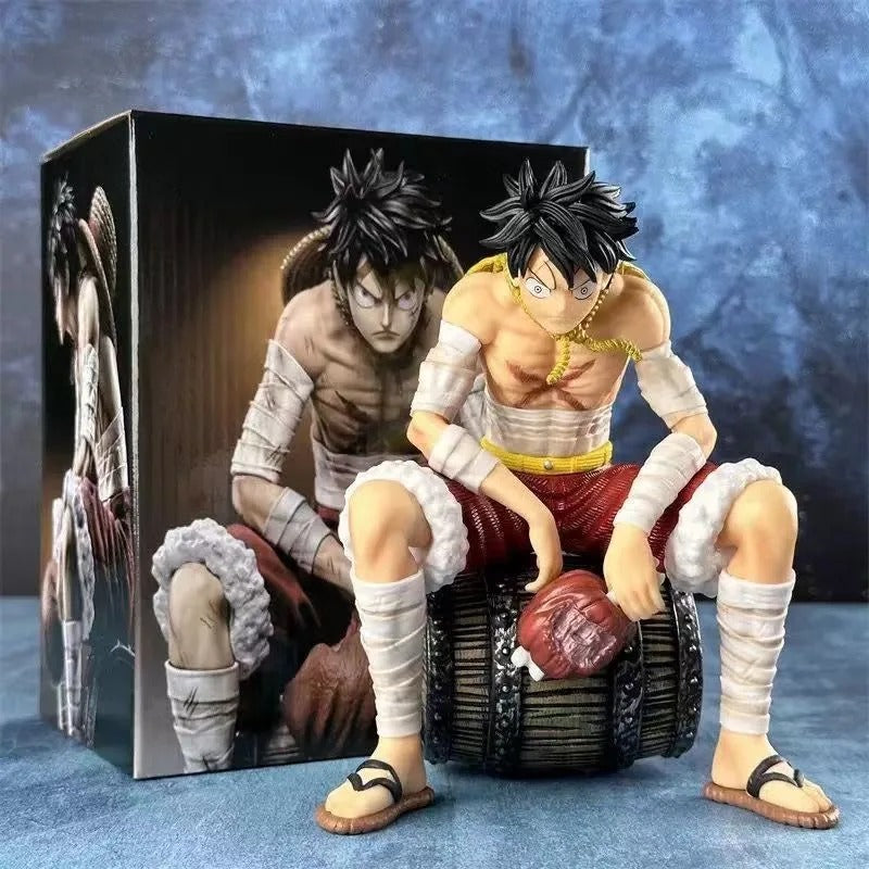 One Piece Monkey D.Luffy Action Figure | 19 Cm Double Head Anime Figure