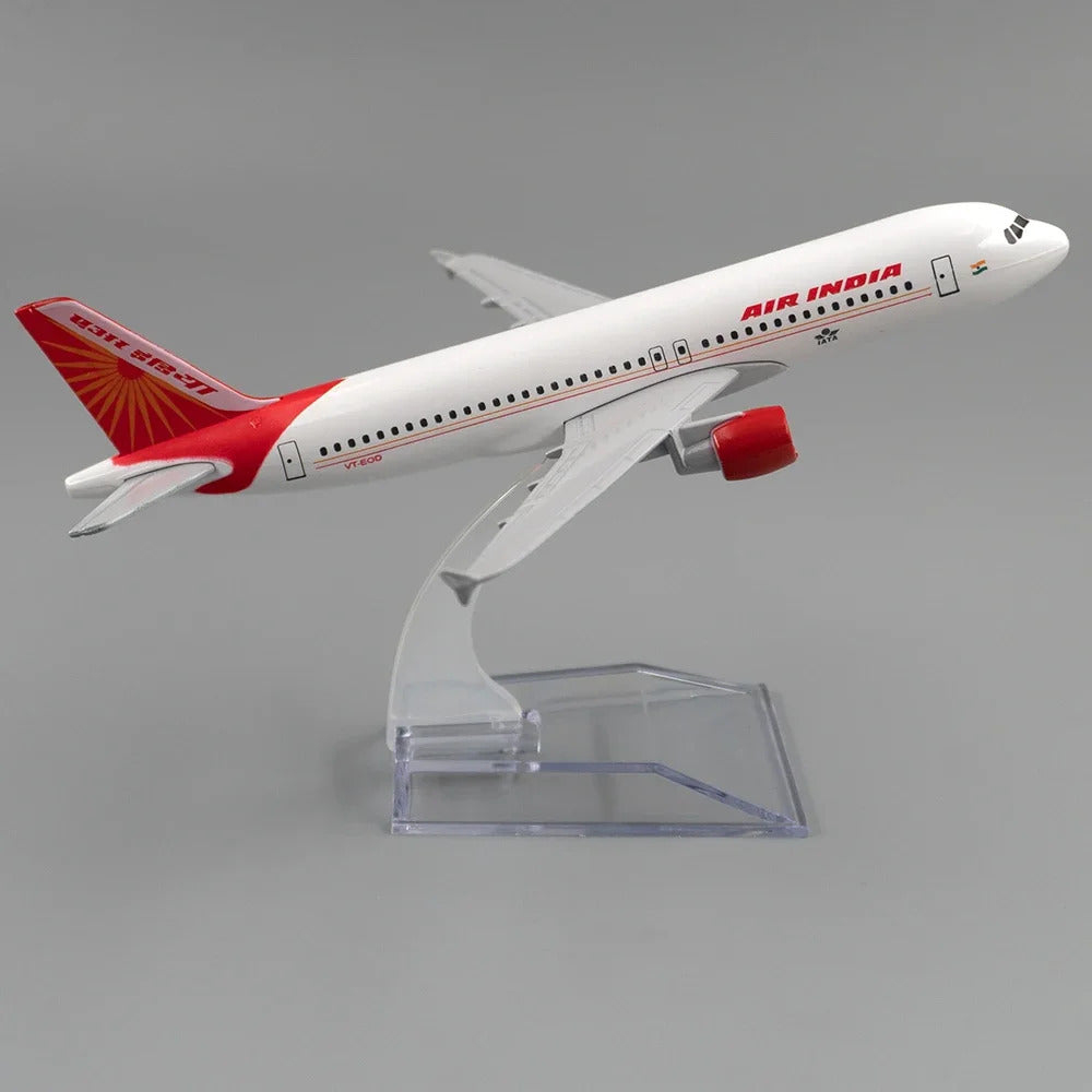 Air India A320 1:400 Scale Diecast Metal Model – 16cm Premium Collectible Airplane ✈️