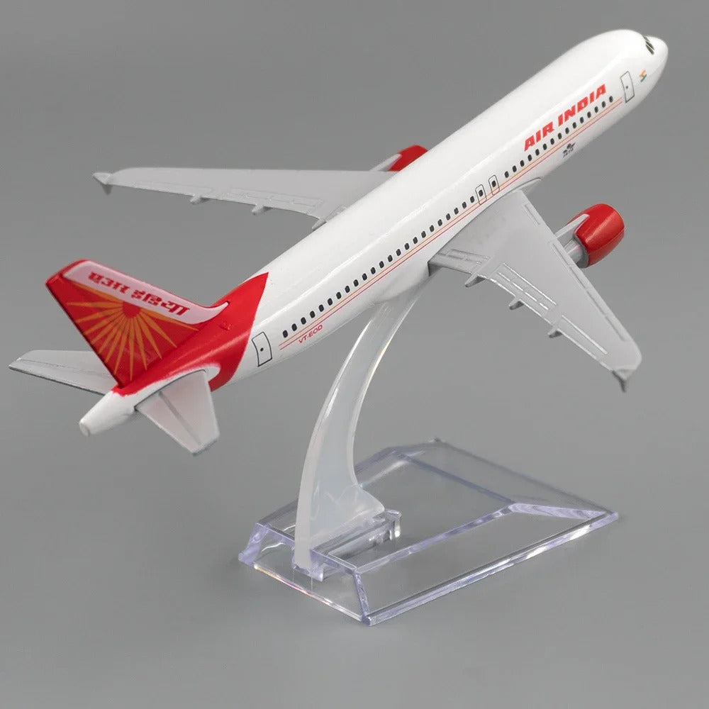 Air India A320 1:400 Scale Diecast Metal Model – 16cm Premium Collectible Airplane ✈️
