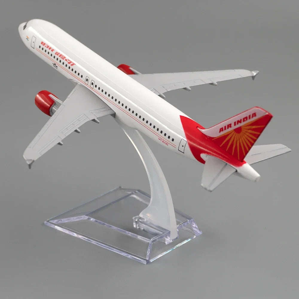Air India A320 1:400 Scale Diecast Metal Model – 16cm Premium Collectible Airplane ✈️