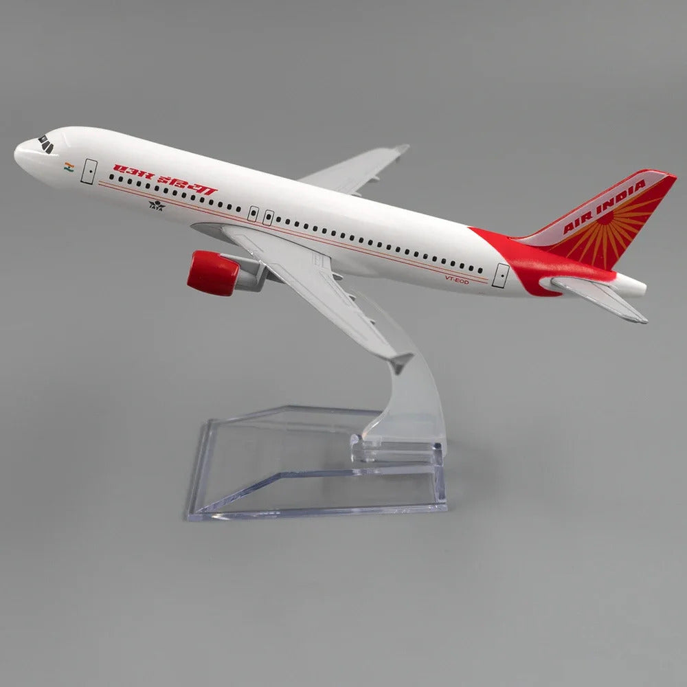 Air India A320 1:400 Scale Diecast Metal Model – 16cm Premium Collectible Airplane ✈️