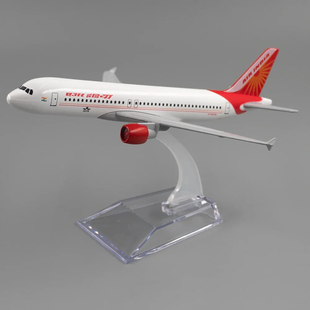 Air India A320 1:400 Scale Diecast Metal Model – 16cm Premium Collectible Airplane ✈️