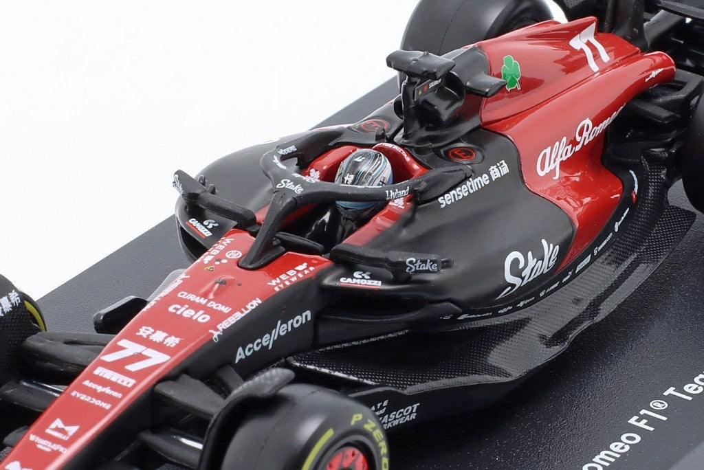 Alfa Romeo F1 Team Stake C43 #77 Valtteri Bottas 2023 Diecast Model by Bburago