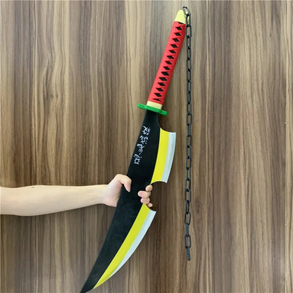 Tengen Uzui Wooden Katana | 80 Cm Demon Slayer Sword