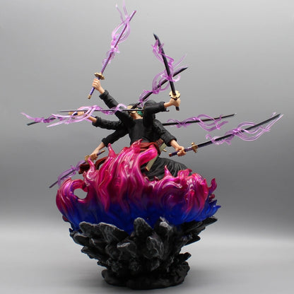 Roronoa Zoro Three Heads Premium Figure | One Piece Large Nine-Sword Style Collectible