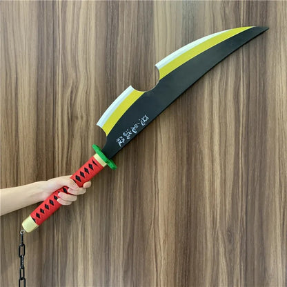 Tengen Uzui Wooden Katana | 80 Cm Demon Slayer Sword