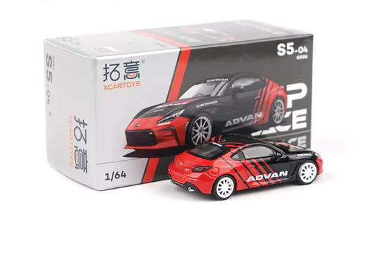 XCARTOYS JDM GR86 Advan Racing Sports Model | 1:64 Diecast Metal Car
