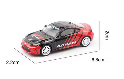 XCARTOYS JDM GR86 Advan Racing Sports Model | 1:64 Diecast Metal Car