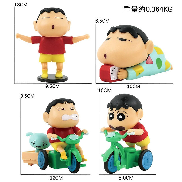 Crayon Shin-chan Toy Figure Set of 4