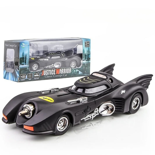Batmobile Diecast Model Car | 1:38 Scale Alloy Toy with Lights & Sound – Classic Movie Edition