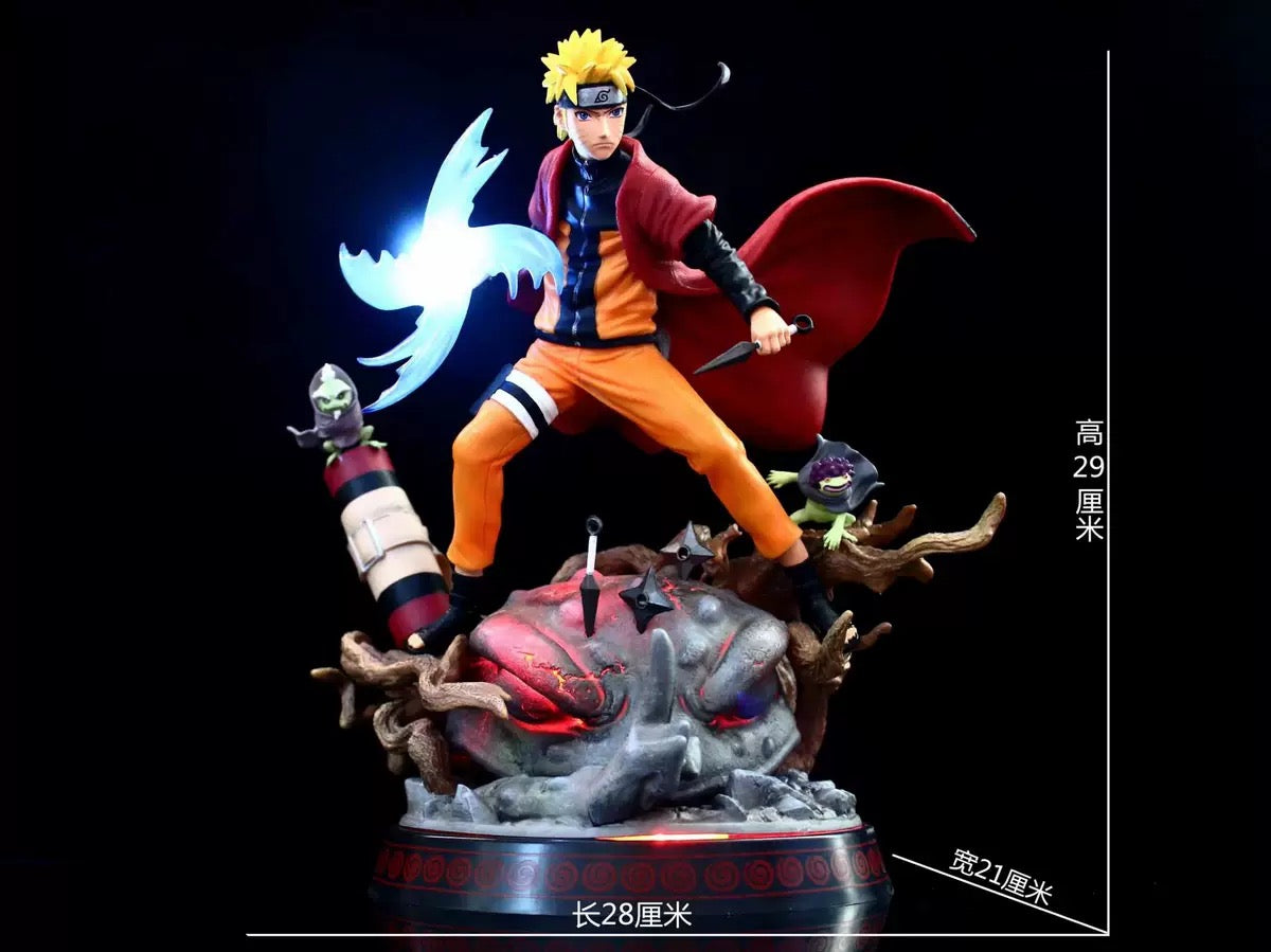 Naruto Sage Mode 28cm LED Statue | Premium Light-Up Action Figure