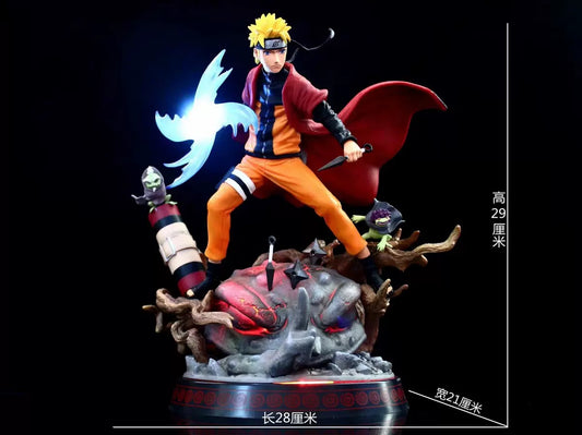 Naruto Sage Mode 28cm LED Statue | Premium Light-Up Action Figure