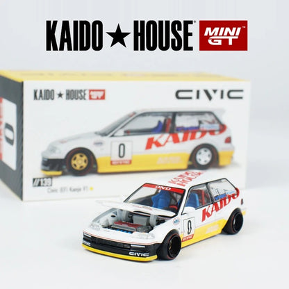 Kaido House x Mini GT Honda Civic (EF) Kanjo V1 | 1:64 Scale Diecast Model Car