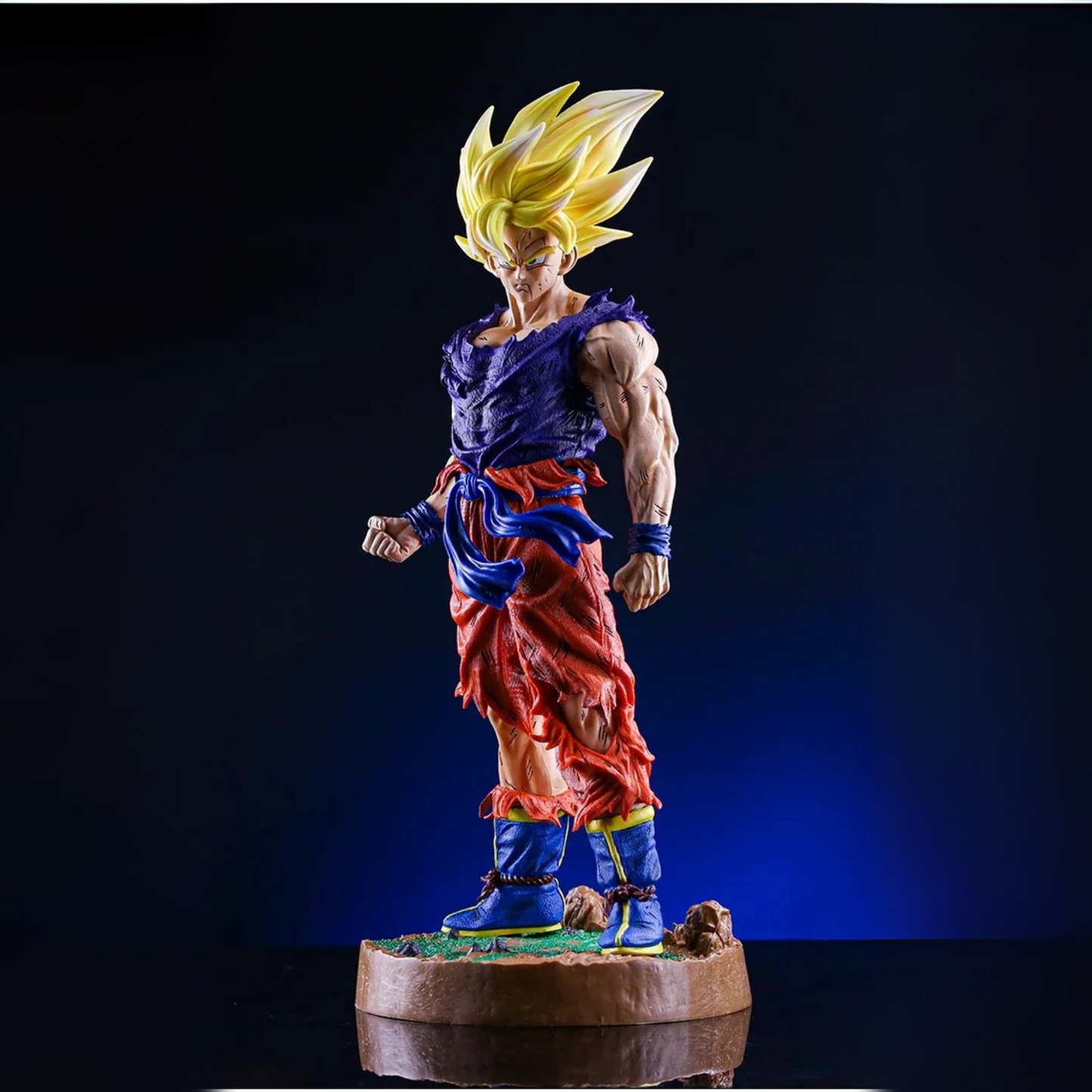 Super Saiyan Goku Large Action Figure - 43 Cm Dragon Ball Z Anime Collectible Statue