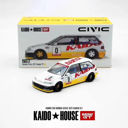 Kaido House x Mini GT Honda Civic (EF) Kanjo V1 | 1:64 Scale Diecast Model Car