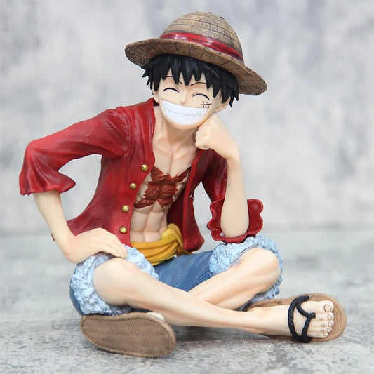 Monkey D. Luffy Sitting Pose Action Figure | One Piece