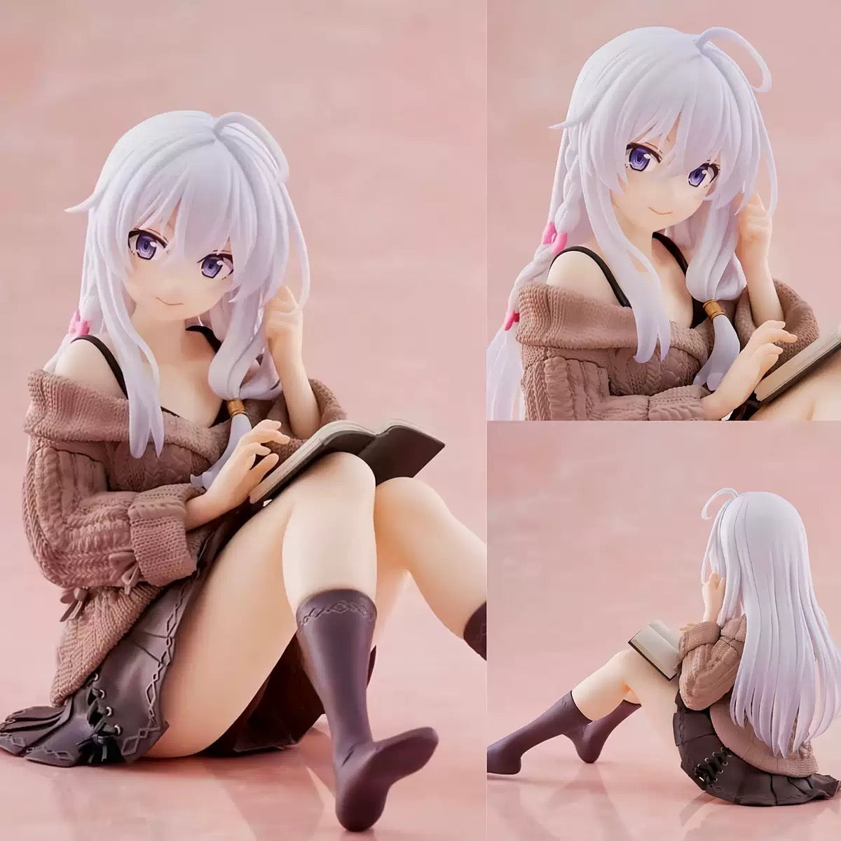 Wandering Witch Elaina Figure | Cozy Sweater Version Anime Collectible